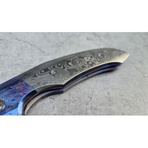 RAPTOR S125V авторський складаний ніж ручної роботи GRYFON KNIVES, сталь CPM S125V в обкладках з нерждамаску, 65 HRC. Photo 2